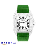 Cartier Santos Diamonds Full Green