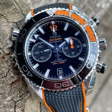 ساعت امگا مردانه سیمستر اوشن Omega Seamaster Planet Ocean Black Orange ‎ 